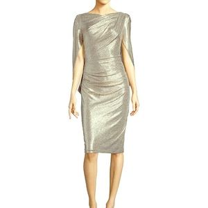 Gorgeous Betsy & Adams Capelet Sheath dress